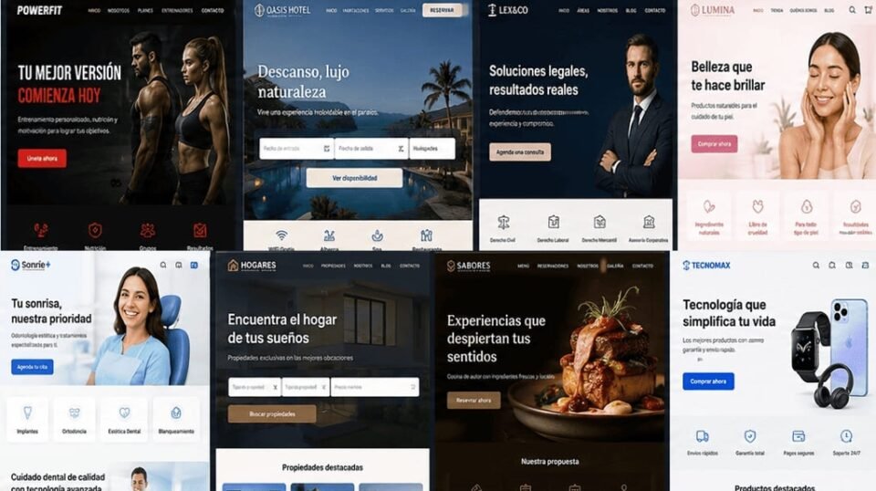 Desarrollo de páginas web profesionales para negocio o empresa