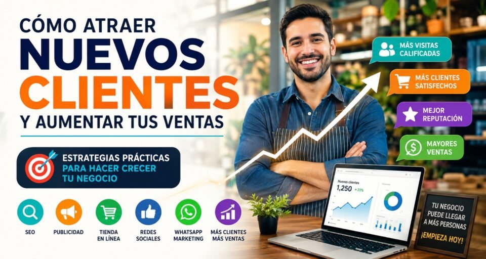 Cómo atraer nuevos clientes a un negocio y aumentar las ventas