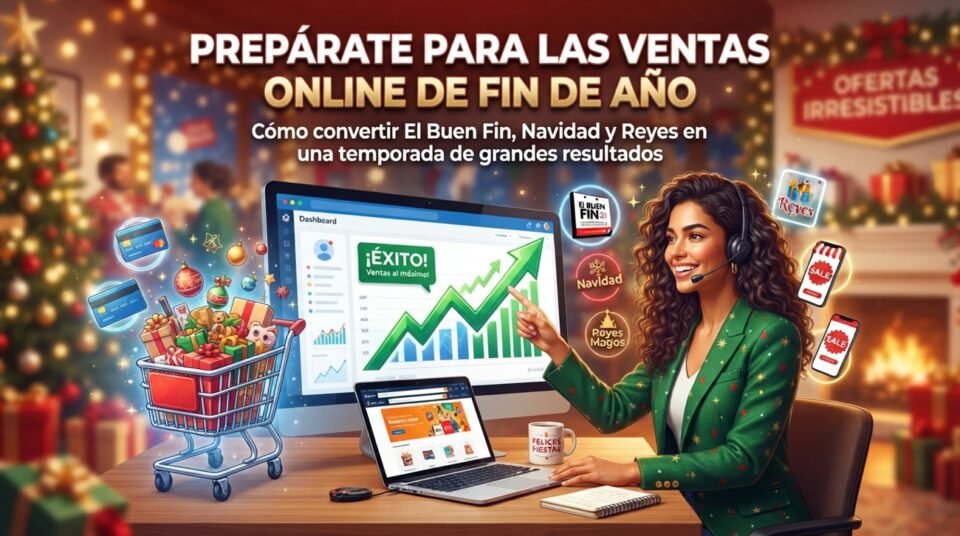 Prepárate para las ventas online de fin de año: cómo convertir El Buen Fin, Navidad y Reyes en una temporada de grandes resultados