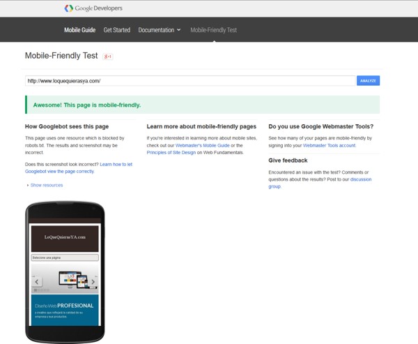 amigable con dispositivos móviles