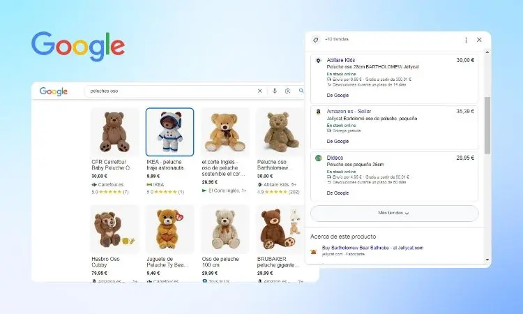Google transforma su pestaña de Shopping en “Productos” y “Sitios de Productos”