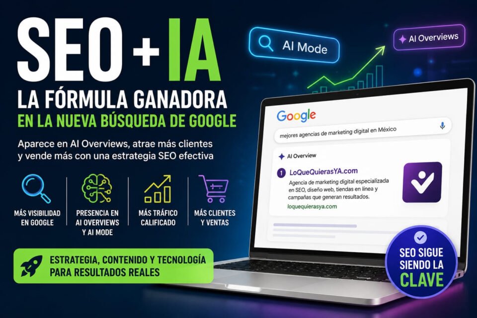 SEO sigue siendo la base para dominar el AI Mode y las AI Overviews