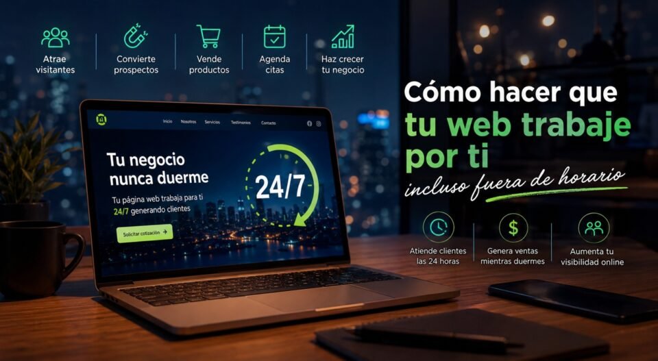 Cómo hacer que tu web trabaje por ti incluso fuera de horario