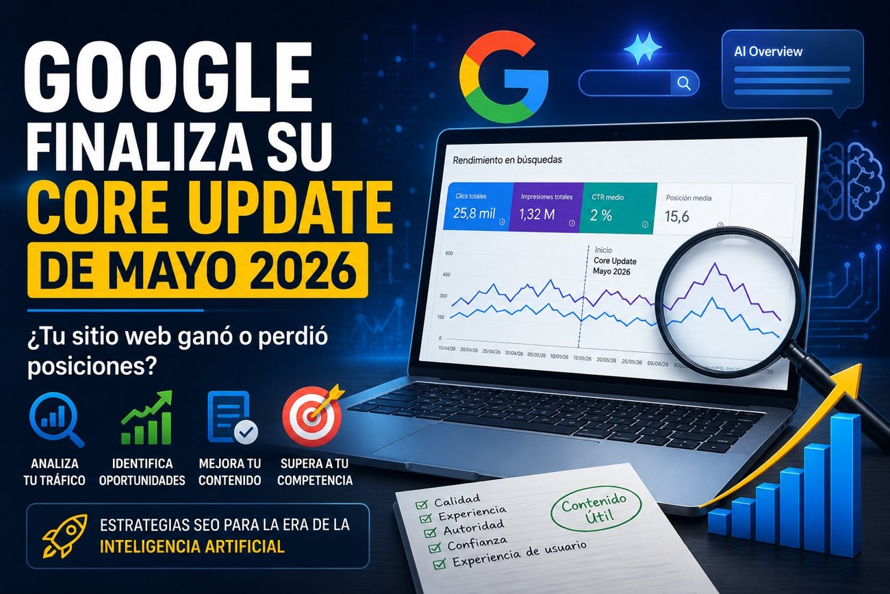 Google finaliza su Core Update de mayo 2026: ¿Tu sitio web ganó o perdió posiciones y qué debes hacer ahora?