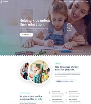 diseño página web wordpress para educación o escuela