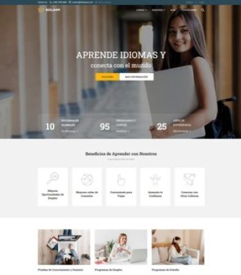 diseño página web wordpress venta de cursos online
